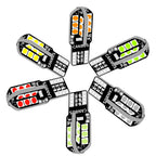 Car Signal Bulbs W5W WY5W 192 194 168 3030 24SMD LED T10 Super Bright 600LM Colors Options for Car Turn Signal Brake Stop Lights