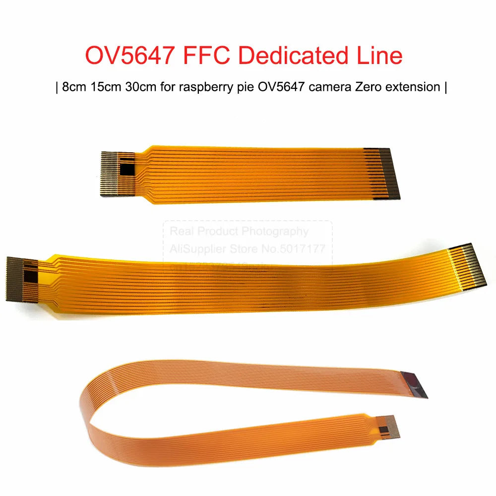 8cm 15cm 30cm FFC Dedicated Line for Raspberry Pi 5 OV5647 Camera Zero Extension Transfer Flexible Cable