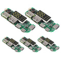 18650 Charging Module Lithium Battery Charger Board LED Dual USB 5V 2.4A Micro or Type-C USB Mobile Power Bankdischarge Short