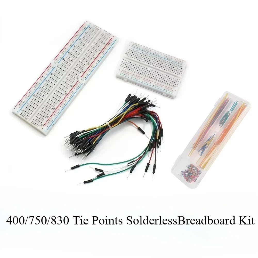 400/750/830Tie DIY PCB Breadboard Kit Jumpers 65/140pcs Wires Mini Test Protoboard for DIY Test Circuit Board Electronic Kits