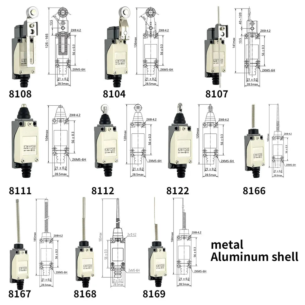 10Pcs Momentary Limit Switch Roller Lever CNC Mill Laser Plasma,high-quality material casing,durable,380V within,5A ,IP65