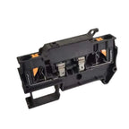 10Pcs DIN Rail Fush Terminal Block PTC 4-HESI Disconnect Lever Push-in Connector Mount Terminal Block for Electrical Enginee
