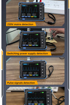 FNIRSI DSO152 TC3 Handheld Digital Oscilloscope With 200KHz/500kHz Bandwidth Supporting LCR Detection Signal Generator PWM Outpu