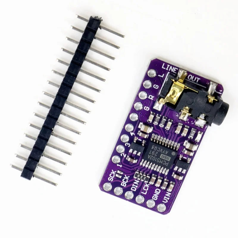 Interface I2S PCM5102A DAC Decoder GY-PCM5102 I2S Player Module For Raspberry Pi PHAT Format Board Digital PCM5102 Audio Board