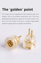 FiiO LC-78A MMCX Female to 0.78mm 2 Pin Male Earphone Adapter for FD11 FH11 FH3