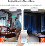 Haozee Tuya WiFi /Zigbee Human Presence Detector Smart Human Body PIR Sensor Radar Detector Microwave Motion Sensors