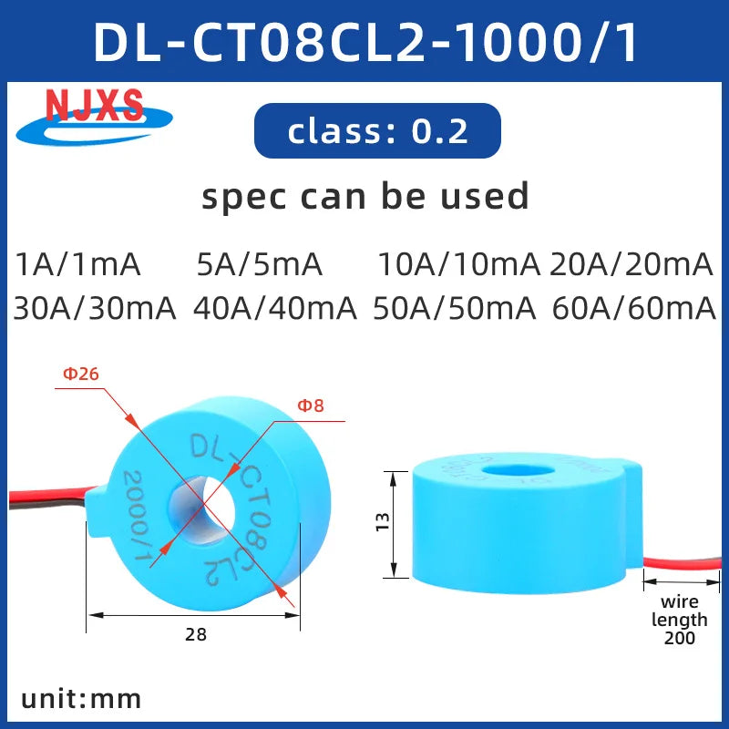 Micro Current Transformer Toroidal Core for Current Measurement