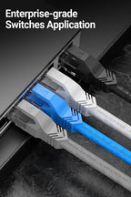 AMPCOM RJ45 Ethernet Cable, Cat6 Lan Cable (24AWG) UTP CAT 6 RJ 45 Network Cable Patch Cord for Desktop Computers Modem Router