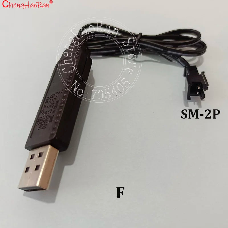 ChengHaoRan 1PC 3.7V/7.4V Lithium Battery Charging Cable With MX2.0 XH2.54 JST 2P 4P Interface For Toy Remote Control Car
