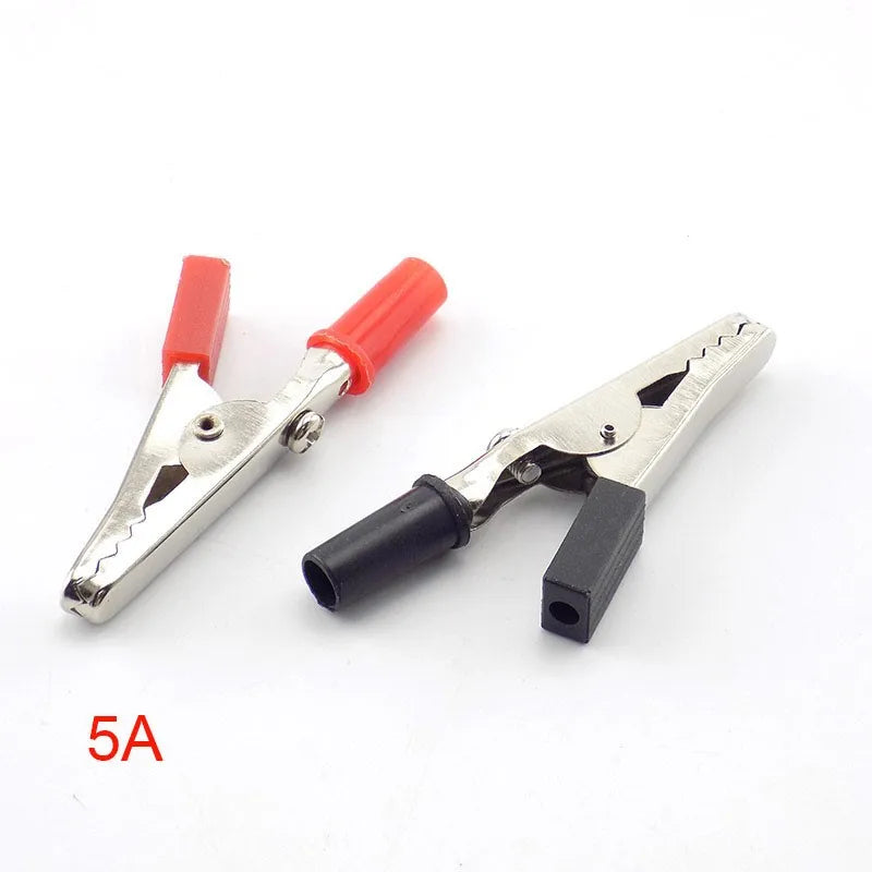 5A/30A/50A/100A Electrical Alligator Clips car Battery Clamps For Car Test Probe Crocodile Clip Connector Electrical  Tools E2
