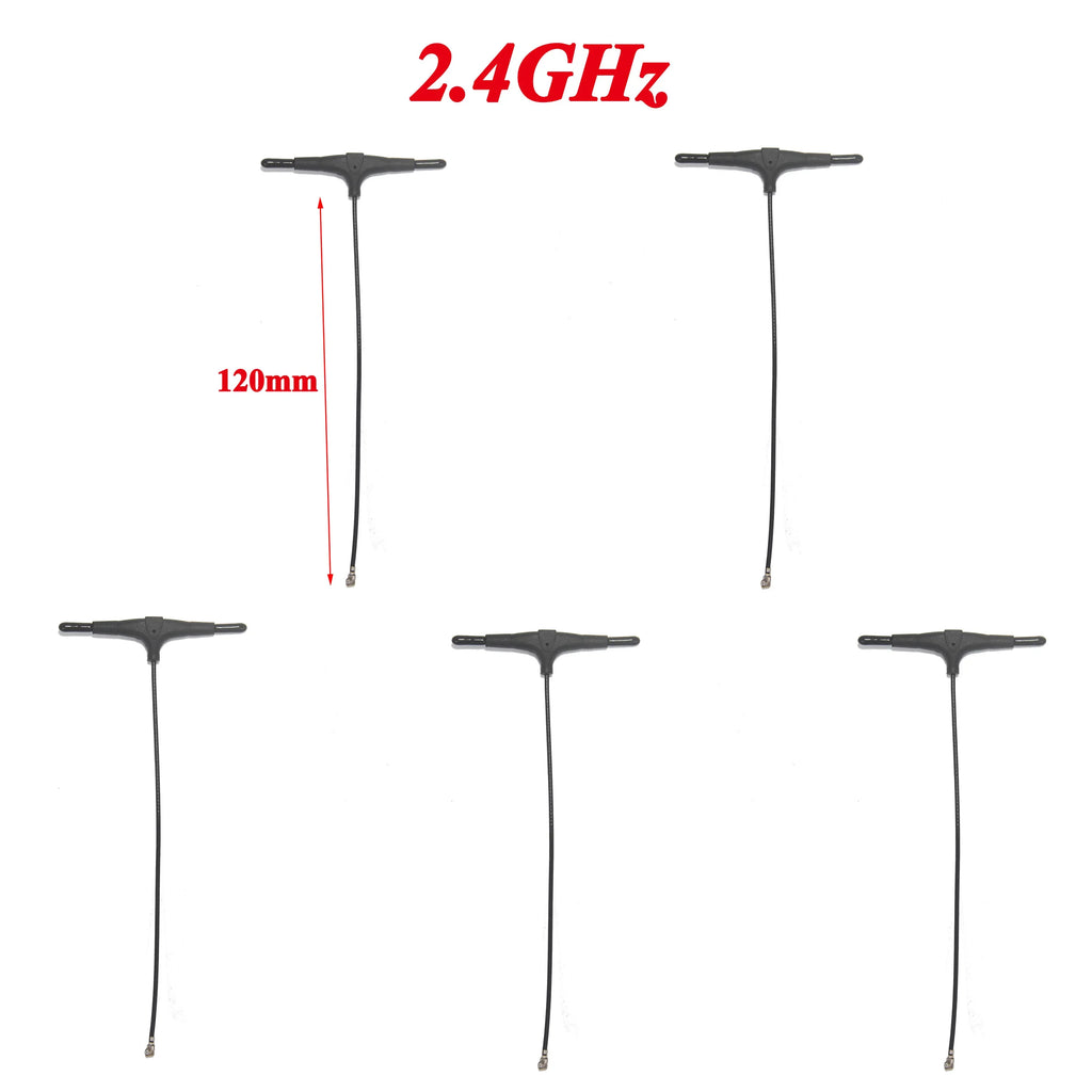915MHz 2.4G T-type ELRS Antenna 78/120/220mm  IPEX 1 IPEX1 for FPV Drone TBS CROSSFIRE FRSKY R9mm R9MX ELRS Nano EP1 RX Receiver
