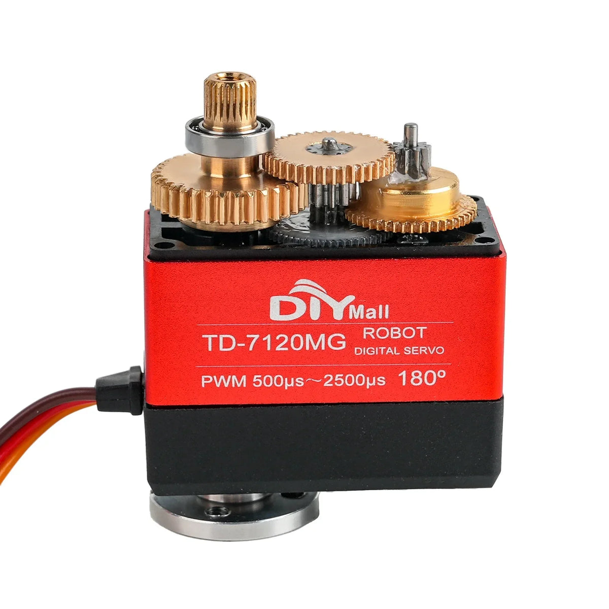 TD-7120MG 20KG Dual-Axis Metal Digital Servo RC 180/270 Angle Controllable Steel Gear Carbon Brush Motor Servos For RC Car Robot