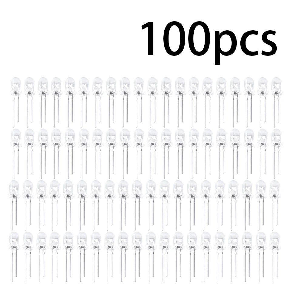 10-1000PCS/Pairs 5MM 940nm LEDs Infrared Emitter And IR Receiver Diode Diodes