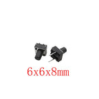 50/100Pcs 6x6mm Tactile Switch 4.3/5/6/7/8/9mm 2 Pin Tact Push Button Micro Touch Push Button DIP Switch