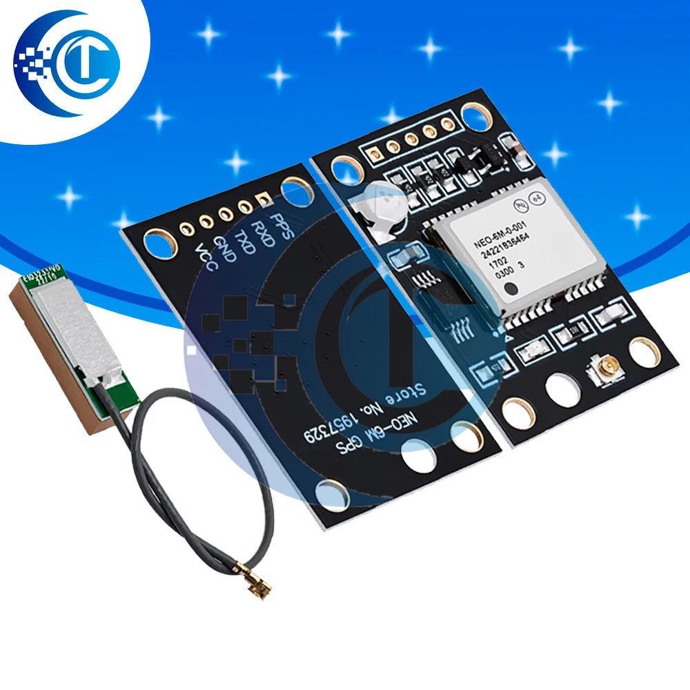 GY-NEO6MV2 NEO-6M GPS Module NEO6MV2 With Flight Control EEPROM Controller MWC APM2 APM2.5 Large Antenna For Arduino Board