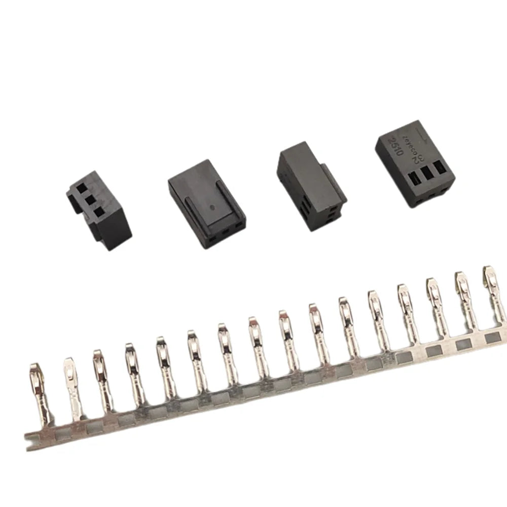 2540 2.54mm KF2510 3+1P PWM Fan Male Female Housing Connector Interface Straight / Right Angle Pin Header 2.54mm 4pin 2510