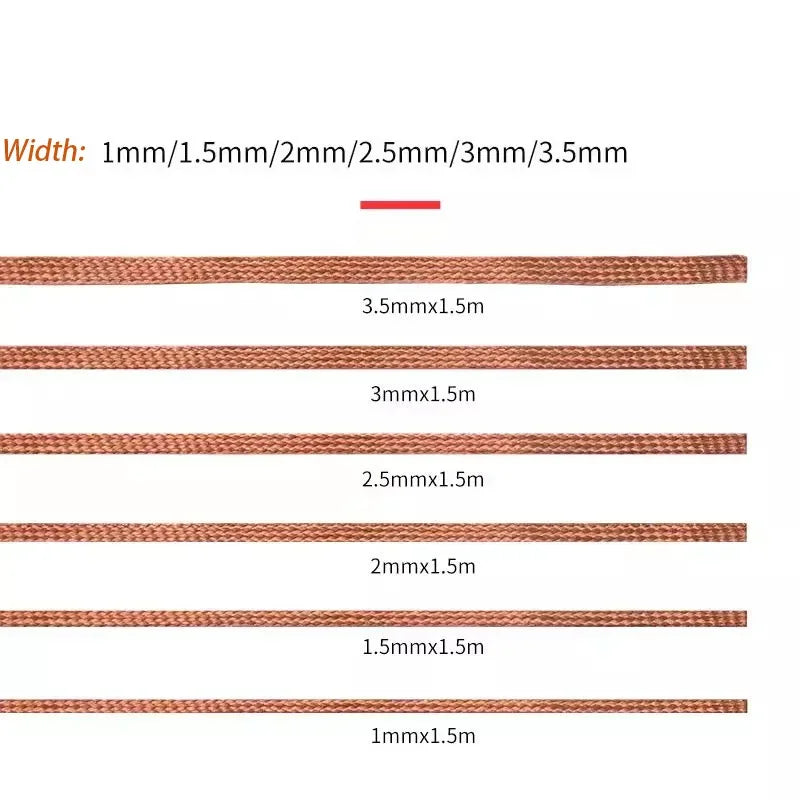 Solder Wire Desoldering Braid Welding Solder Remover Wick Wire Lead Cord Flux BGA Repair Tool