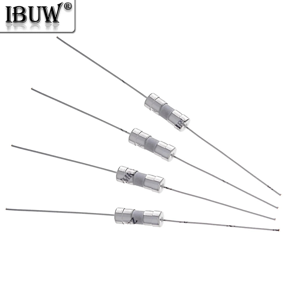 10PCS Quick Break 3.6*10 0.5A 1A 10A 15A 250V  Lead Wire Slow Blow Ceramic Fuse Tube 5A 6.3A 8A  3.6X10MM 1.5A 2A 3A 3.15A 4A