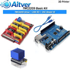 A4988 DRV8825 TMC2209 TMC2209 V20 Driver Kit with UNO R3 and CNC Shield V3 for CNC Machine and 3D Printer Optional Limit Switch