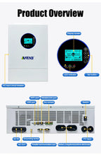 ANENJI Split Phase 12KW 48V Hybrid Solar Inverter Parallel Inverter Pure Sine 120V 220V On Grid MPPT 200A Solar Charger PV 500V