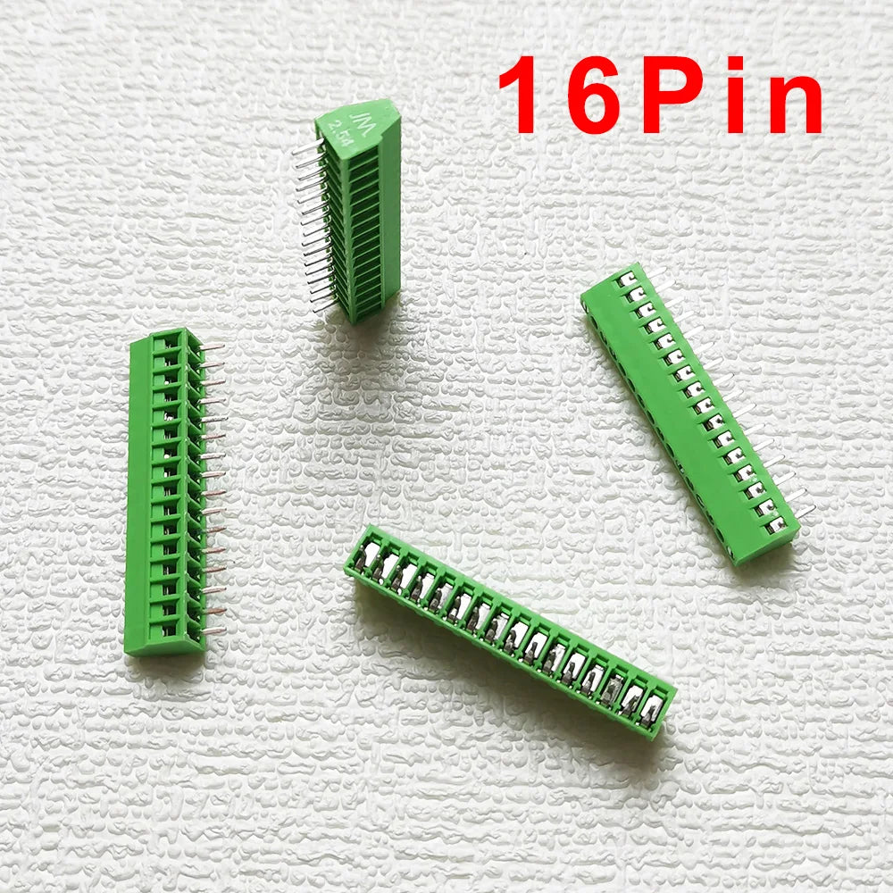 5/10pcs KF128 2.54mm PCB Mini Screw Terminal Blocks Connector for Wires KF128-2.54 2P 3P 4P 5P 6P 7P 8P 9P 10P 12P 16P Terminal