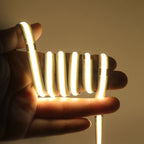 New 12V COB Led Strip With Switch Power Kit US EU UK AU Plug Flexible Light Tape Ra90 320 Leds High Density Linear Lighting
