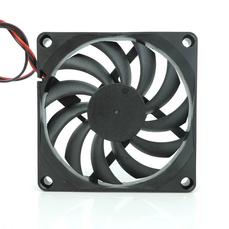 8cm 8010 DC 5V 12V 24V Cooling Fan Brushless for Reprap 3D Printer Parts DC Cooler 80 x 80 x 10mm Plastic Fan 2pin