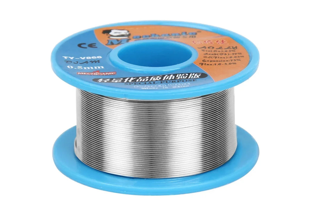 MECHANIC TY-V866 Mild Rosin Core 183℃ Melting Point 0.2-0.8mm High Purity Environmental Solder Wire Welding Flux Iron Cable Tool