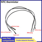 2pcs Ntc 10K 20K 50K 100K 1% 3950 Thermistor Temperature Sensor Waterproof Probe Cable For Arduino W1209 W1401 30Cm