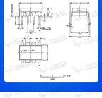 2PCS 8-Bit Analog-to-Digital/Digital-to-Analog Converter with PCF8563P PCF8591P PCF8574T Clock Timing Chip