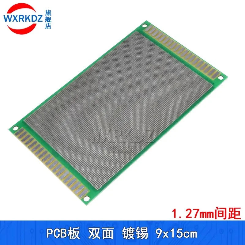 5pcs 1.27mm Pitch 9x15cm Double Side Prototype PCB Board 9*15cm Universal Printed Circuit Board Experimental PCB Plate 90x150mm
