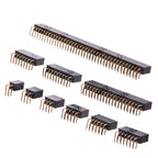 2.54mm 2x2/2x20/2x18/2x16/2x15 Double Row Female 2~40P PCB Board bend/Straight angle Pin Header socket Connector Pinheader