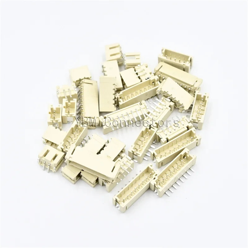 100pcs PH2,0mm 2p 3p 4p 5p 6p 7p 8p 9-poliger 10-poliger vertikaler smd-Kabelst ecker Klemmenst ecker Pin-Header-Steck verbinder