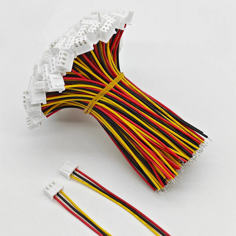 JST XH2.54 Electronic Wire Single Head Tin Plated Connecting Wire 10cm/15cm/20cm/30CM XH 2.54mm Pitch Cable 2/3/4/5/6/7/8/9/10P
