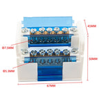 [PD]1Pc Din Rail Terminal Block WKH207 Power Distribution Box Modular Connection Block..