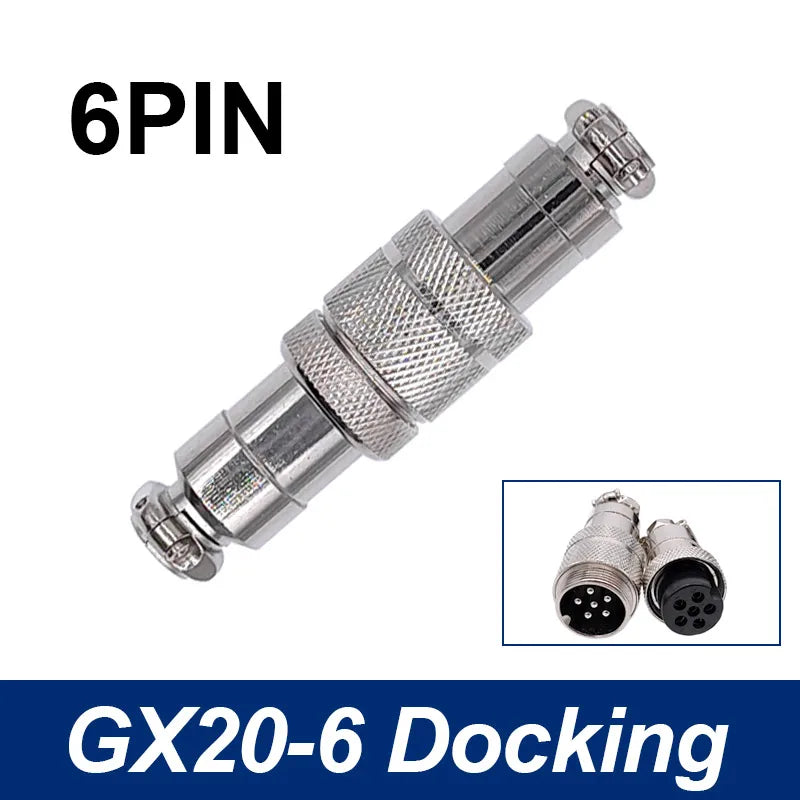 GX20 Docking Aviation Connector 2 3 4 5 6 7 8 9 10 11 12 13 14 15 Pin Male Female Plug Socket Inline Wire Cable Connector Joint