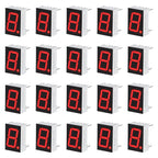 20Pcs Red LED Digit Tube Display Module 0.5 Inch 7 Segment Common Segment Display High Stability Long Life