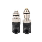 5 PCS M8 3/4/5/6/8 Pin Waterproof  ELBOW Sensor Connector Male&Female Aviation Plug&Socket D Type Screw Lock