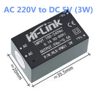 HLK-PM01 HLK-PM03 HLK-PM12 AC-DC 220V to 5V/3.3V/12V Mini Power Supply Module Intelligent Household Switch HLK-5M05