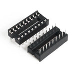 10pcs IC seat 6P/8P/14P/16P/18P/20P/24P/28P DIP IC Sockets Adaptor Solder Integrated Circuits Sockets Electronic Component