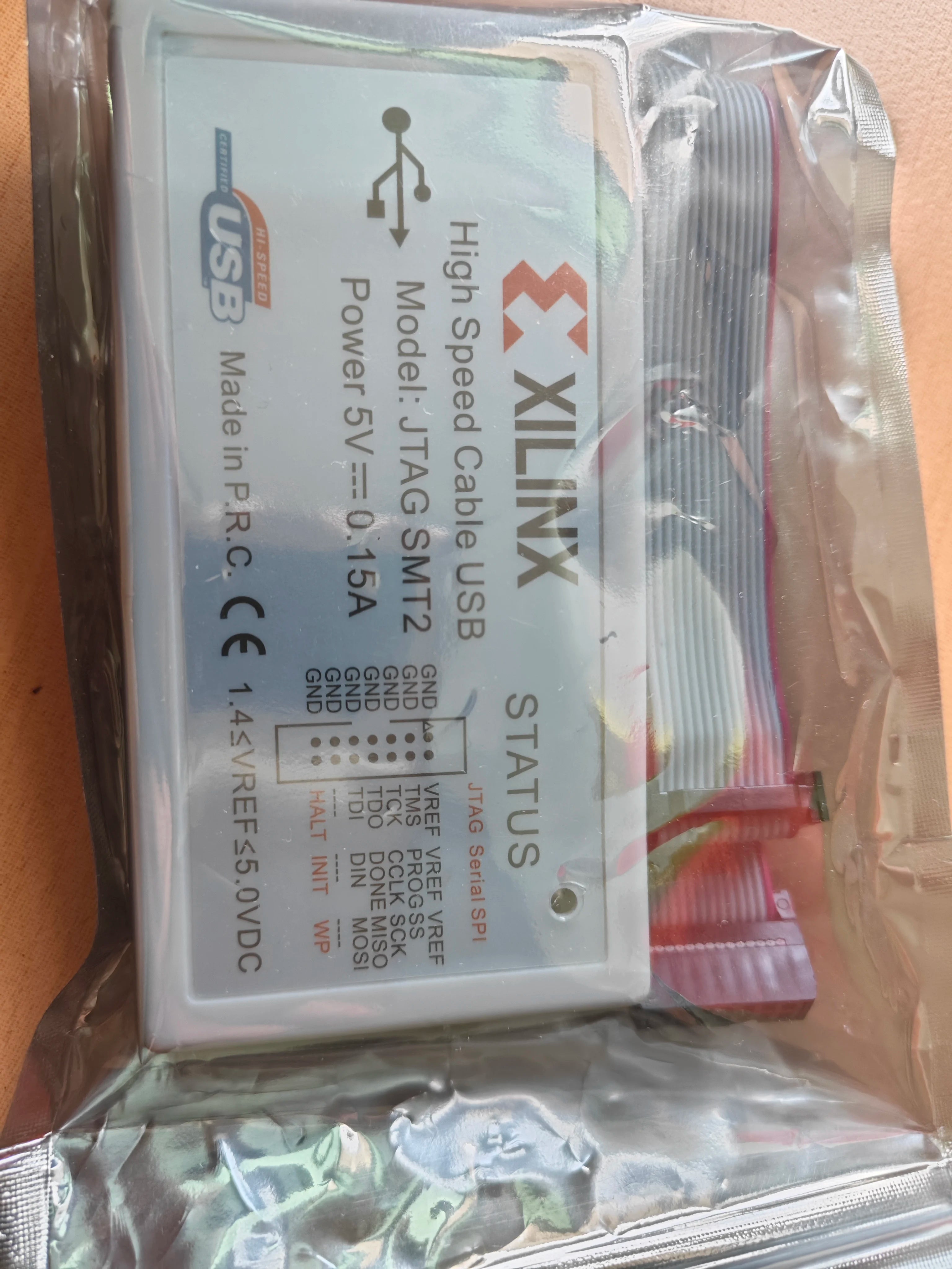 Xilinx Platform USB Download Cable Jtag Programmer FPGA CPLD C-Mod XC2C64A M102 LVTTL LVCMOS 3.3V 2.5V 1.8V 1.5V JTAG SPI IMPACT