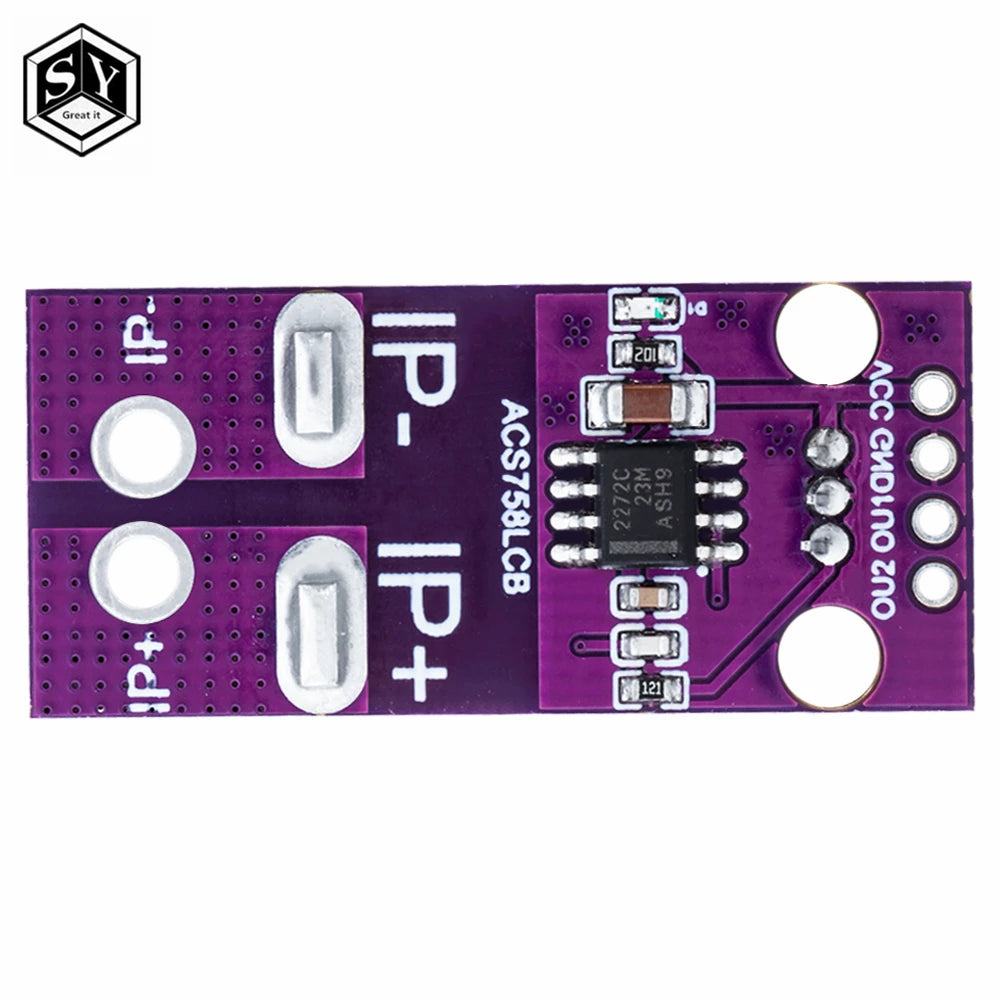 ACS758 ACS758LCB-050B-PFF-T Linear Current Sensor Hall Current Module ACS758LCB-100B-PFF-T