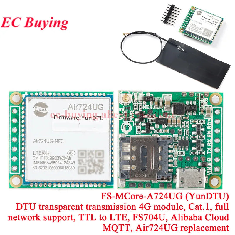 A7670C 4G CAT.1 Core Development Board Module Full Netcom LTE+GSM STM32 FS-MCore-A7670C FS-HCore-A7670C FS800E F704UC A724UG