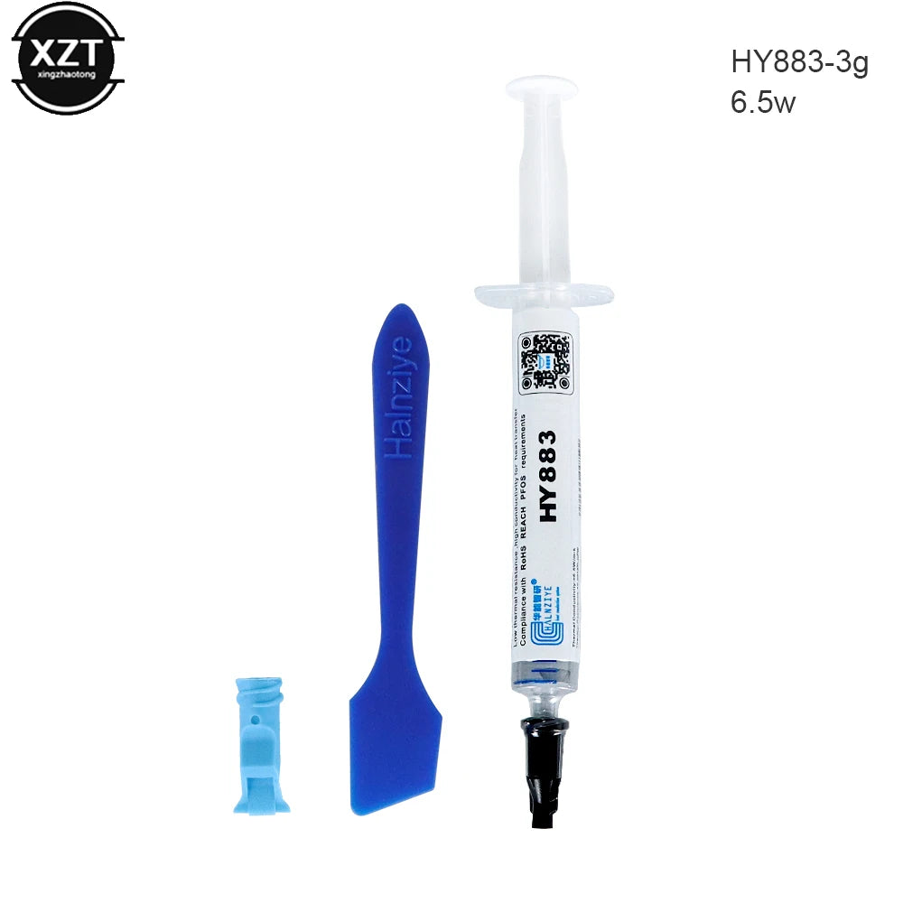1PCS HY883 HY234 10g/20g Silicone Thermal Paste Heat Transfer Grease Heat Sink CPU GPU Chipset Notebook Computer Cooling Syringe