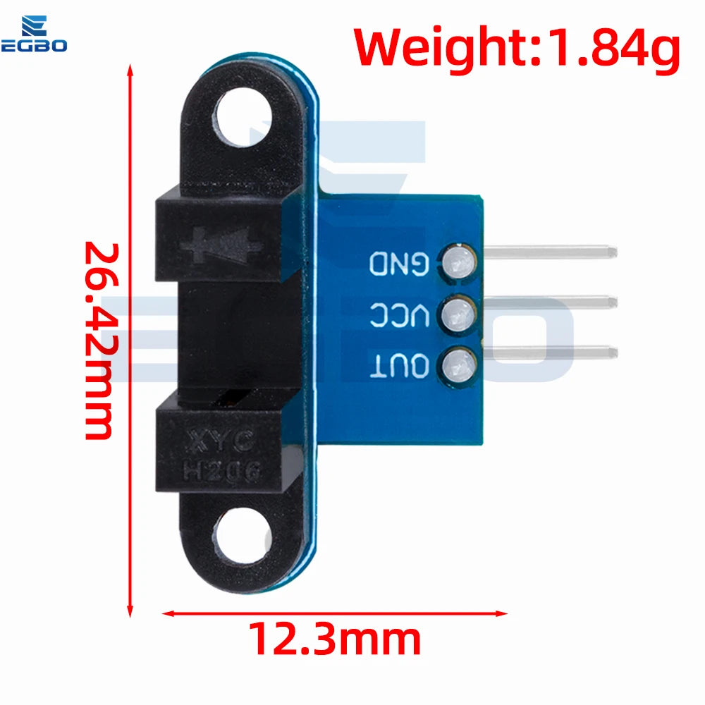 1~10PS EGBO IR Infrared Speed Sensor Module Distance Measurement Detection Optocoupler For Arduino Smart Car/Robot