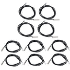 10Pcs Thermistor Sensor NTC Temp Temperature Probe 5x25mm Cylindrical Head for Measuring10K B3950