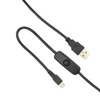 10 PC Power Supply  5V 2.5A  Power Adapter + Switch ON/OFF Micro USB Port Cable for Raspberry Pi 3B+ Orange Pi Zero 2 Banana Pi