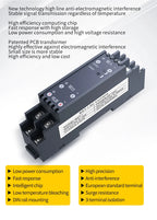AC DC Current Transmitter 4-20mA 0-10V Current Transducer 0-1A 0-2A 0-5A 0-10A 4-20mA Current Sensor RS485 Current Transmitter