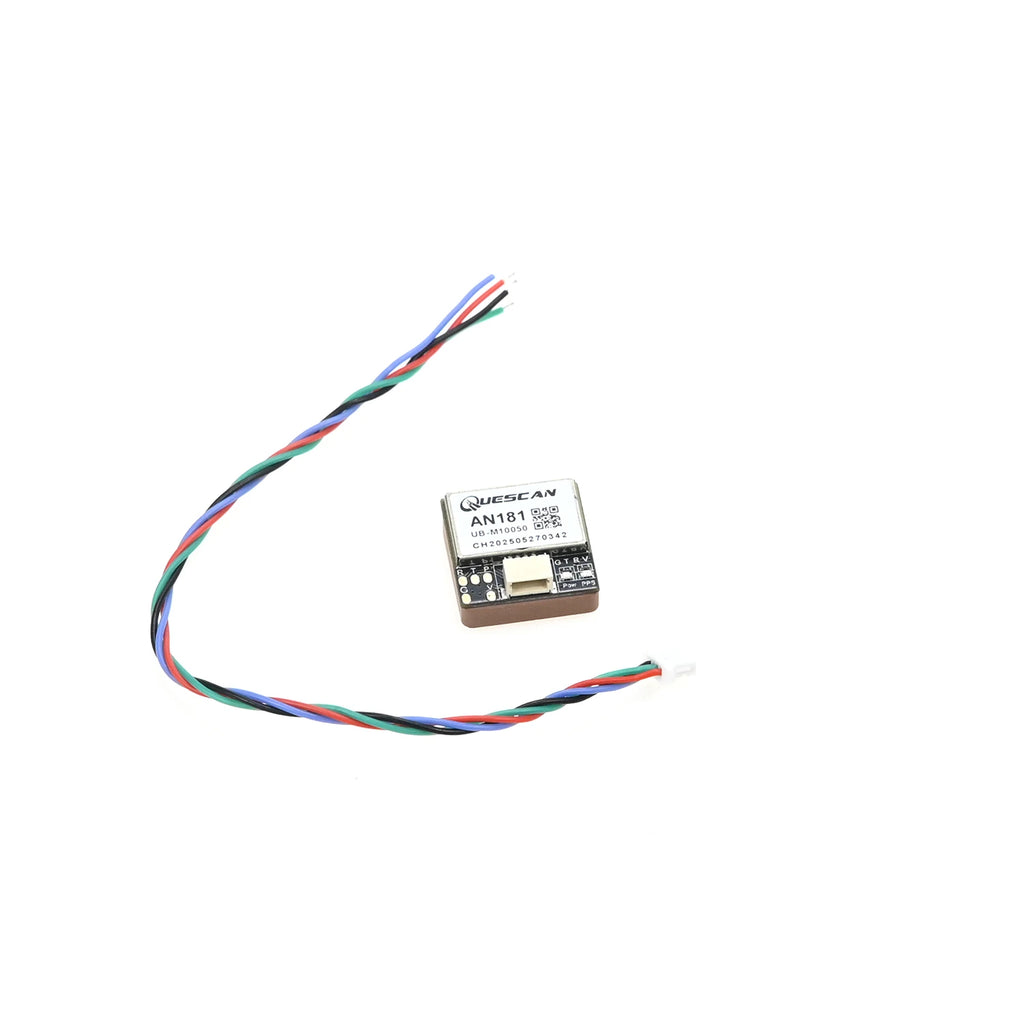 QUESCAN 18mm M10 GPS GNSS Module with Compass 25Hz GPS Galileo GLONASS BeiDou FPV Racing Car Drone Flight Controller GPS M10050