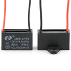 CBB61 Motor Start Capacitor 450V AC Fan Condenser1/1.2/1.5/1.8/2/2.5/3/4/5/6/8/10UF